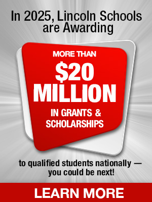 Lincoln Tech 20 Million Scholarship Banner