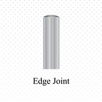 The Edge Joint is one of the more common types of welding joints, and is used to join sheet metal at the edges.