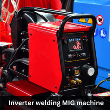 A portable MIG welder.
