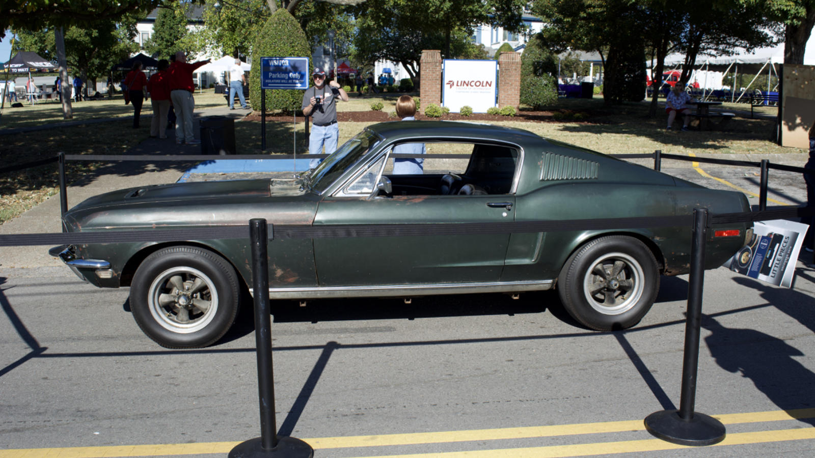 The Original 1968 Ford Mustang 390 Driven by Steve McQueen in the Movie Bullitt Displayed at Lincoln Tech's Nashville Campus