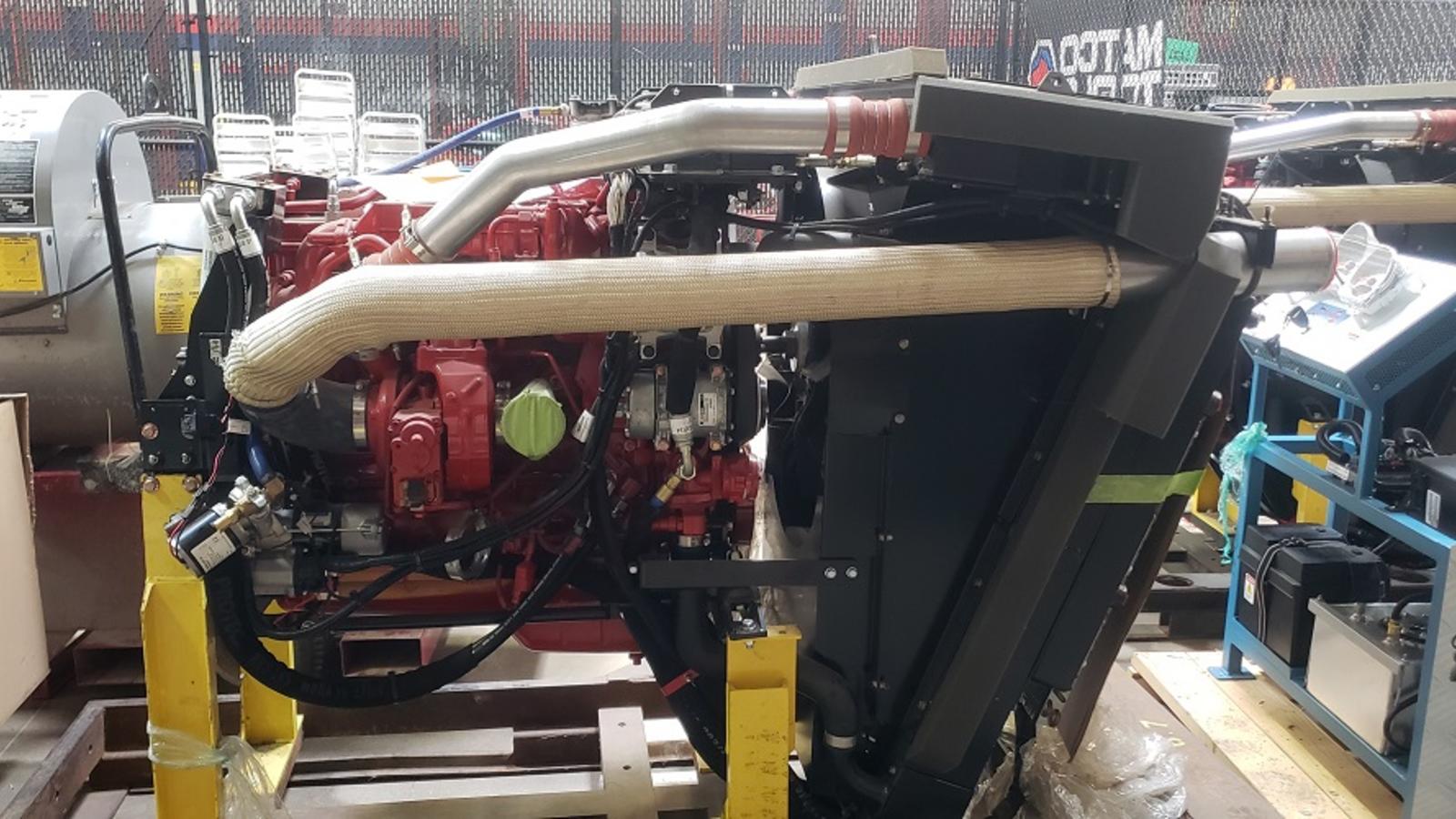 The right-side view of the Cummins 6.7 Liter Diesel 6-cylinder engine.