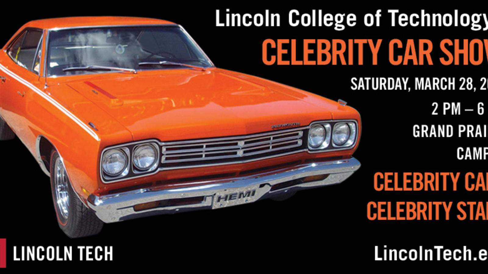 Celebrity Car Show Coming to Lincoln Tech in Grand Prairie