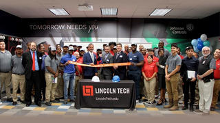 Johnson Controls Classroom Ribbon-Cutting at Lincoln Tech's Marietta GA Campus.