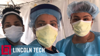 Lincoln Tech Allied Health graduates are hard at work on the frontline fighting the COVID-19 pandemic.