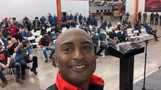 Antron Brown meets the Automotive Student Body at Lincoln Tech in East Windsor CT