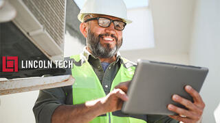 An HVAC Technician at a work site in Georgia.