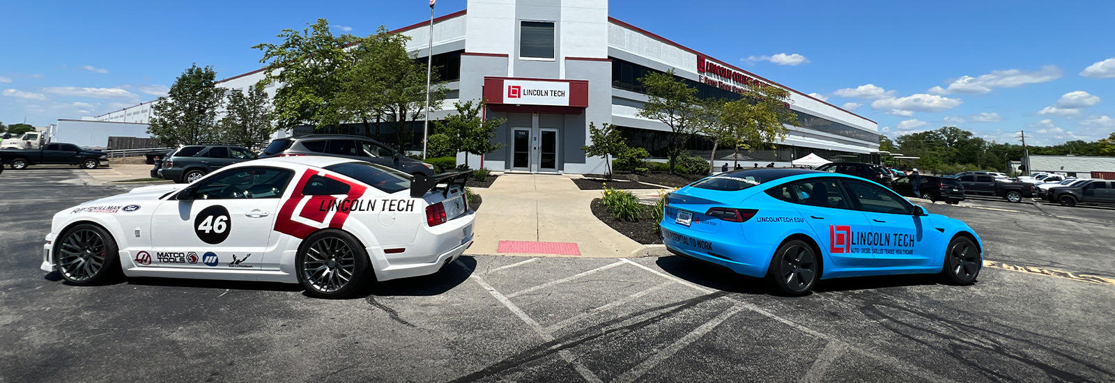 Front view of the Indianapolis Campus of Lincoln Tech