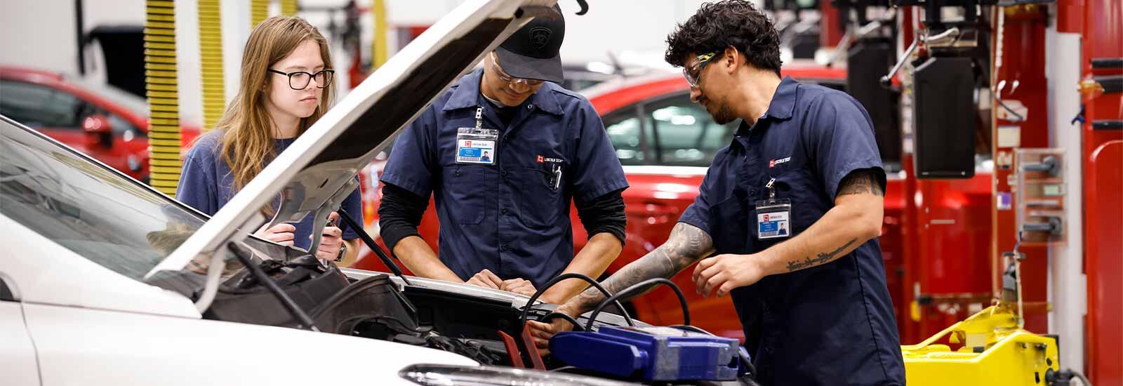 Auto technician program shop-wide view 