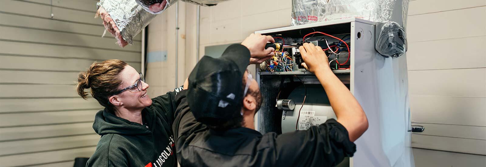 HVAC program at the Mahwah NJ Lincoln Tech campus