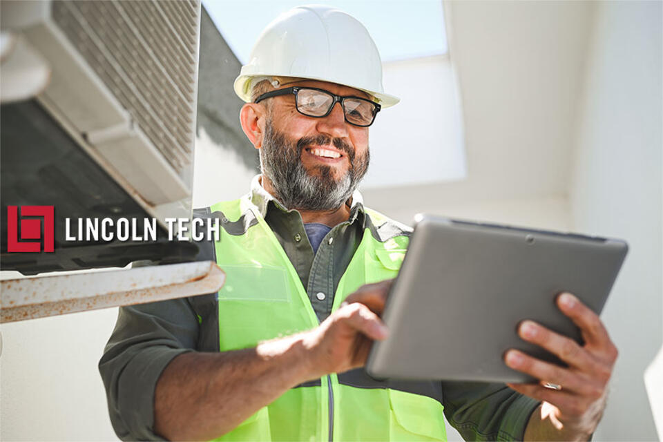 An HVAC Technician at a work site in Georgia.