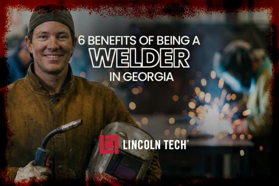 A welder at work in Georgia