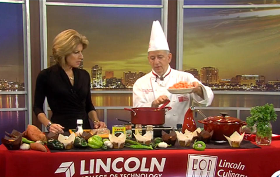 Chef Pantone Prepares A Meal Live on NBC