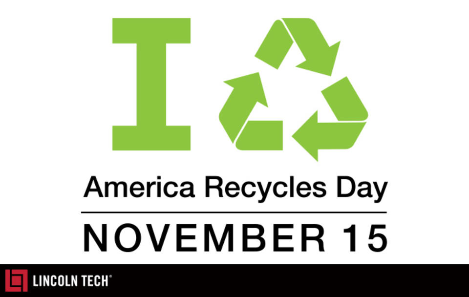 America Recycles Day is November 15th - do your part to help the environment!